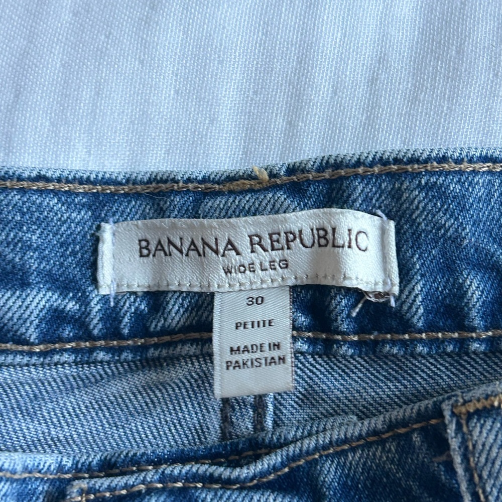 Banana Republic Women's Denim Wide Leg Jeans
